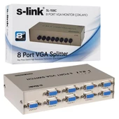 S-Link SL-158C 8x1 Port VGA Switch (8 Giriş - 1 Çıkış) thumbnail 2