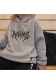 blackbonds Karışık Siyah Görseli Baskılı Sweatshirt thumbnail 2
