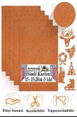 Simli Karton A5 15x20 cm 5 li 1 Paket Simli Fon Kartonu Parıltılı Kağıt Anasınıfı Kreş Etkinlik Proje Dekoratif thumbnail 10