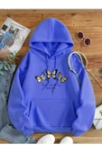 KOZİA OUTDOORS malkoçbey beautıful 3 kelebek baskılı kapüşonlu sweatşhirt thumbnail 4