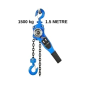 Hubzug 1.5 Ton Zincirli El Vinci 1500 kg Kaldırma Kapasiteli Çelik Zincirli Vinç 1.5 m Yükseklik thumbnail 5