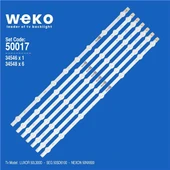 Nexon 50NX600 50'' İnç 7 Adet Tv Led Bar ( Tvnizin içindeki led barla aynısı olduğunu görmeden almayınız. Led bar ürünlerinde paket açıldığında iade kabul edilmemektedir. ) thumbnail 1