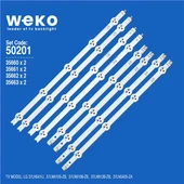 Lg 37LN6138-ZB 37'' İnç 8 Adet Tv Led Bar ( Tvnizin içindeki led barla aynısı olduğunu görmeden almayınız. Led bar ürünlerinde paket açıldığında iade kabul edilmemektedir. ) thumbnail 1