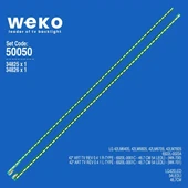 Lg 42LM760S 42'' İnç 2 Adet Tv Led Bar ( Tvnizin içindeki led barla aynısı olduğunu görmeden almayınız. Led bar ürünlerinde paket açıldığında iade kabul edilmemektedir. ) thumbnail 1