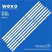 Skywort 49U5A 49'' 4 Adet Tv Led Bar ( Tvnizin içindeki led barla aynısı olduğunu görmeden almayınız. Led bar ürünlerinde paket açıldığında iade kabul edilmemektedir. ) thumbnail 1