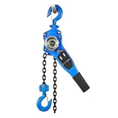 Hubzug 1.5 Ton Zincirli El Vinci 1500 kg Kaldırma Kapasiteli Çelik Zincirli Vinç 1.5 m Yükseklik thumbnail 2