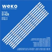 Samsung UE58TU7100UXTK 58'' 8 Adet Tv Led Bar ( Tvnizin içindeki led barla aynısı olduğunu görmeden almayınız. Led bar ürünlerinde paket açıldığında iade kabul edilmemektedir. ) thumbnail 1