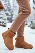 Ayakmod Taba Kürklü Soğuğa Dirençli Kaymaz Kadın Bot 25001 Z thumbnail 3