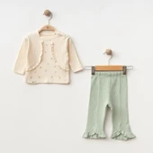 Mini Bloom Fırfırlı Kız Bebek İkili Takım thumbnail 1