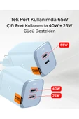 Spigen ArcStation Pro 65W Hızlı Şarj Adaptörü Sierra Blue  PE2204EU - ACH05165 thumbnail 2