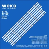 Samsung UE58TU7172U-XXH 58'' 8 Adet Tv Led Bar ( Tvnizin içindeki led barla aynısı olduğunu görmeden almayınız. Led bar ürünlerinde paket açıldığında iade kabul edilmemektedir. ) thumbnail 1