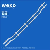 Samsung UE32K4000DU 32'' İnç 2 Adet Tv Led Bar ( Tvnizin içindeki led barla aynısı olduğunu görmeden almayınız. Led bar ürünlerinde paket açıldığında iade kabul edilmemektedir. ) thumbnail 1