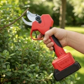 RDX9033 Akülü Dal Budama Makası Lion BMC 35 mm Kesme Kapasitesi 2 Adet Yedek Bataryalı Dal Budama thumbnail 5