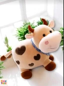 Kalpli Sevimli İnek 50 cm Peluş Oyuncak Hediyelik thumbnail 3