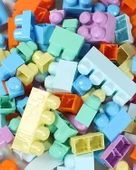 Play Blox Pastel Renkler Mega Blok Seti 107 Parça 2977 thumbnail 3