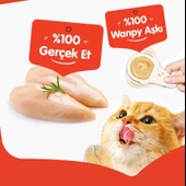 Wanpy Tavuklu Kaşık Krema Kedi Ödül Maması 10x16gr thumbnail 2