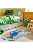 Çocuk halısı, çok renkli, 83x125 cm motifli eğlenceli halı thumbnail 1