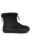 Ayakmod Siyah Kürklü Kaymaz Soğuğa Dirençli Kadın Bot 25003 Z thumbnail 2