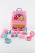 10 Parça Çantalı Makyaj Setim – Taşınabilir Oyuncak Makyaj Seti thumbnail 5