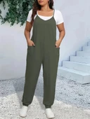 Kadın Askılı Halter Yaka şalvar Tulum thumbnail 2