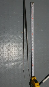 Akvaryum maşası 47 cm büyük çelik ikinci el thumbnail 2