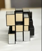 3x3x3 Mirror Sihirli Zeka Küpü Geometrik Asimetrik Sarı thumbnail 4