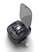 60W 3A 6in1 Çok İşlevli Seyahat Şarj Seti 0.8M Kablo Çevirici Kit, Hızlı Şarj Çoklayıcı Set thumbnail 1