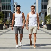 Gost Liria-  Erkek Bambu Atlet  3 Lü Paket thumbnail 10