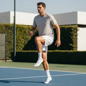 Gost Liria -5’li Beyaz Ribanalı Tenis Çorap thumbnail 6