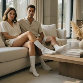 Gost Liria -5’li Beyaz Ribanalı Tenis Çorap thumbnail 9