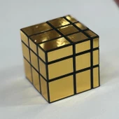 3x3x3 Mirror Sihirli Zeka Küpü Geometrik Asimetrik Sarı thumbnail 2