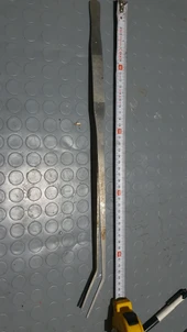 Akvaryum maşası 47 cm büyük çelik ikinci el thumbnail 1