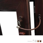 Penkid Çelik Halatlı Kablolu Pvc Pencere Çocuk Emniyet Kilidi thumbnail 3