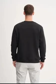 Cazador Kalın Diyagonal Dokulu %100 Pamuk 3 İplik Regular Fit Sweatshirt (25K) thumbnail 2