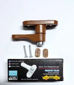 Pvc Kapı Pencere Pimapen Balkon Kapısı Çocuk Emniyet Kilidi Hırsız Güvenlik Düğmeli Metal 1 ADET thumbnail 1