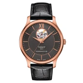 Tissot Tradition Powermatic 80 Open Heart T0639073606800 Erkek Kol Saati T063.907.36.068.00 thumbnail 1