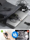 100W 3A Çoklu Hızlı Şarj Kablosu 3in1 Lightning Type-C Micro USB, 1.2M Çoklayıcı Alüminyum thumbnail 3