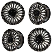 4 lü Takım SONİC 1022 8*18 5*112 ET38 66.6 BLACK MACK JANT thumbnail 3