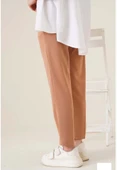 Tam Kalıp Basic Eşofman Pantolon  Kahverengi thumbnail 3