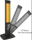 Mirkraft Nobility 2500 w karbon infrared dikey elektrikli ısıtıcı soba (Nobility) thumbnail 4