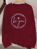 Kadın Uzun Kollu Bisiklet Yakabe Youdesenli Viskon Bluz thumbnail 3