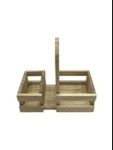 Ahşap Doğal Baharatlık Yağdanlık ve Peçetelik Altı(KAVAK-IHLAMUR) Ahşap Rengi AHŞAP - 10 ADET thumbnail 3