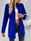 Kadın Uzun Kollu önü Açık Uzun Modal Ceket thumbnail 5