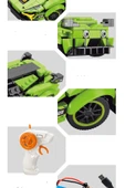 Uzaktan Kumandalı Şarjlı 275 Parça Lamborghini Lego Yapı Seti Spor Araba thumbnail 4