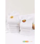 5 Çift Sevimli çizgili Desenli Kadın/kız çorap dikişli ayak bileği düşük kesim genç Çorabı  36-40 thumbnail 4