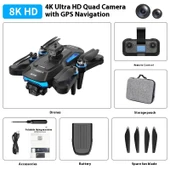 Çeşithane J18 Mini Drone –HD Çift Kameralı, Fırçasız Motorlu, Engel Kaçınma Sensörlü, APP Kontrollü Taşınabilir thumbnail 6