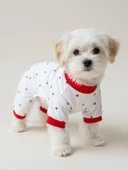 Berry Köpek Tulumu | Pamuklu Penye Köpek Pijaması | Küçük Irklar İçin | Tüy Dökülmesini Azaltır thumbnail 1