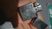 Zippo görünümlü metalik çakmak 1 adet ikinci el thumbnail 1