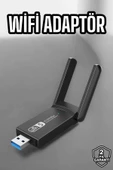 Wifi Alıcı Wifi Adaptörü USB Girişli 3.0 thumbnail 1