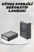 Bahçe Aydınlatması Solar Güneş Enerjili Dekoratik Led Işıklı Lamba thumbnail 1